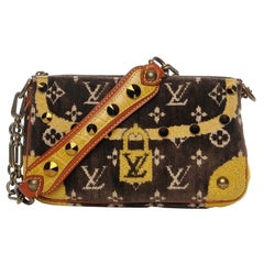 Louis Vuitton Monogram Velvet Trompe L'oeil Pochette 47lk614s