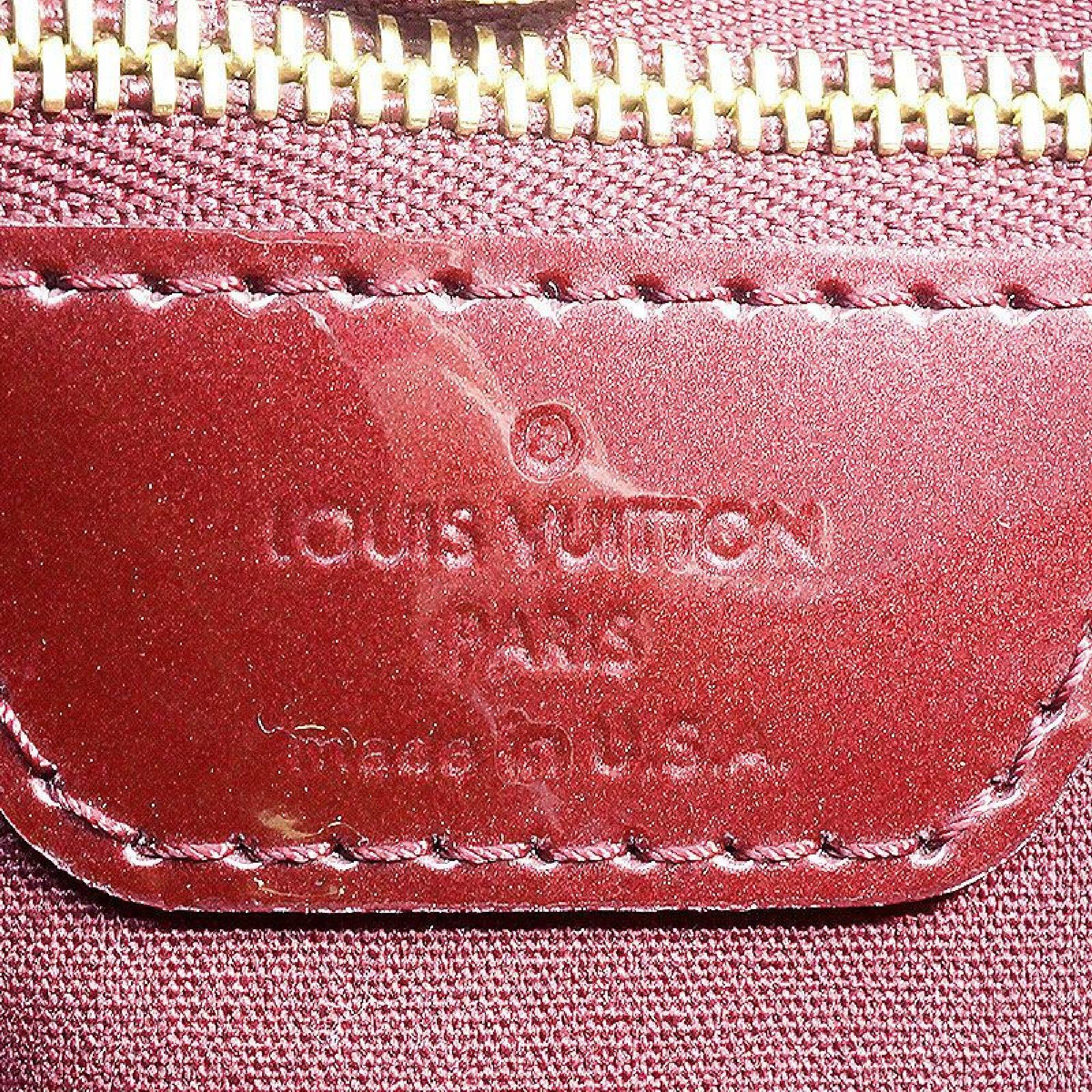 LOUIS VUITTON Monogram Verni Wilshire PM Womens handbag M93641 Amaranto 5