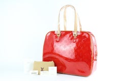 Louis Vuitton Monogram Vernis 6le0108 Red Patent Leather Shoulder Bag