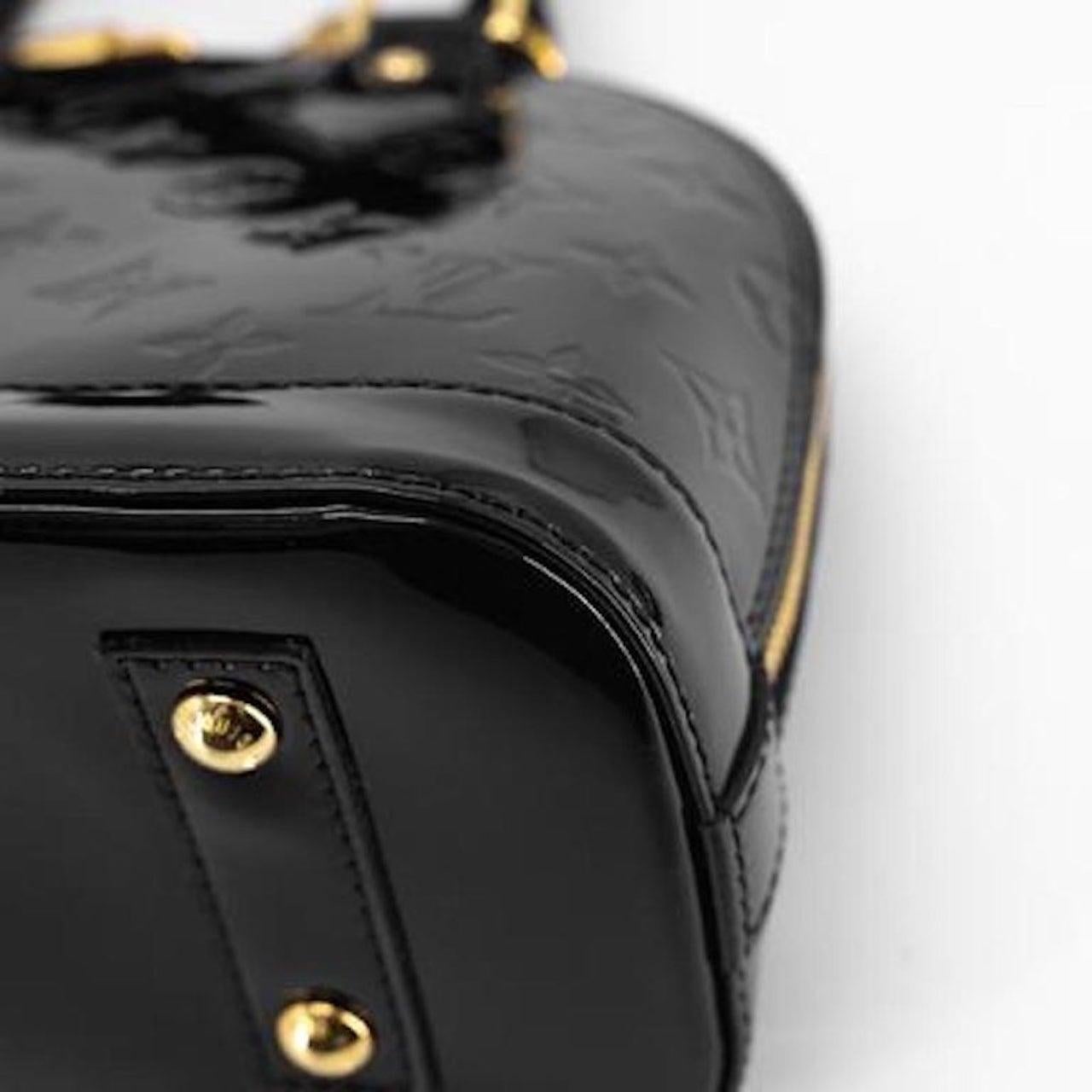 Louis Vuitton Monogram Vernis Alma BB Schwarz 2020 für Damen oder Herren