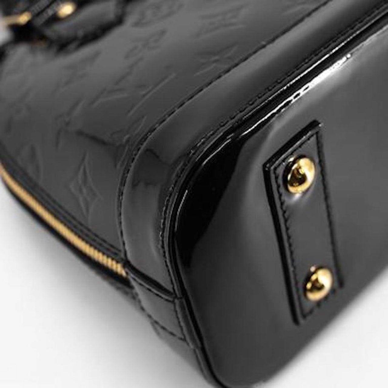 Louis Vuitton Monogram Vernis Alma BB Schwarz 2020 1