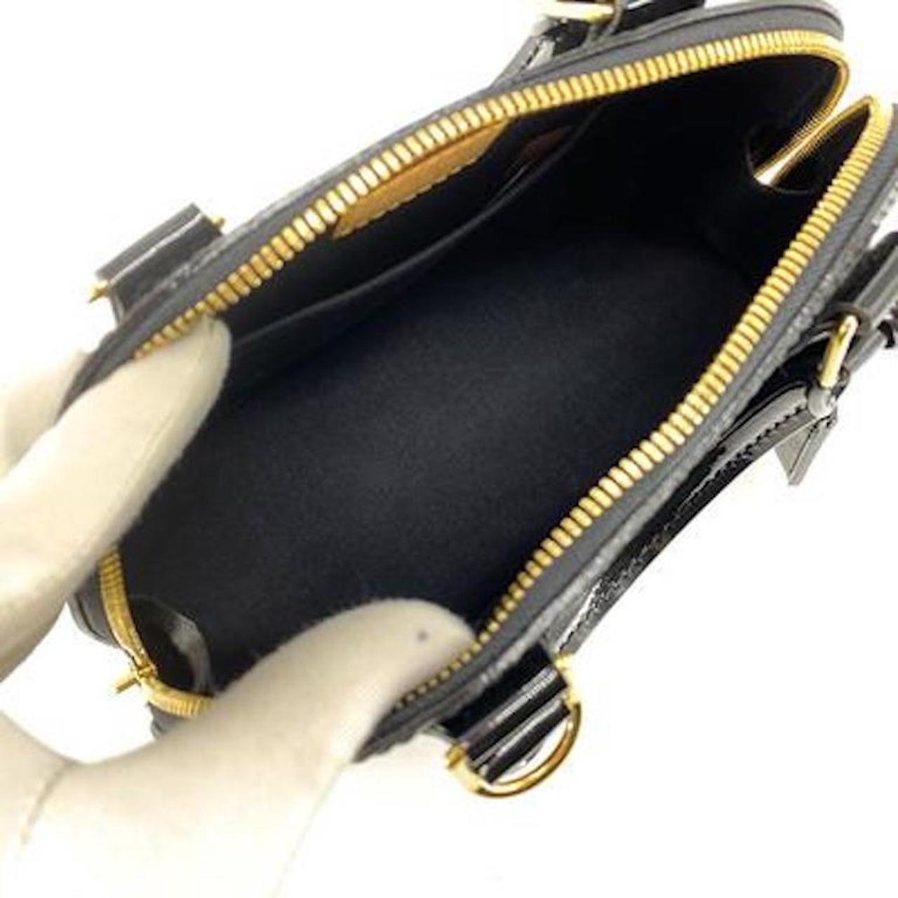 Louis Vuitton Monogram Vernis Alma BB Schwarz 2020 2