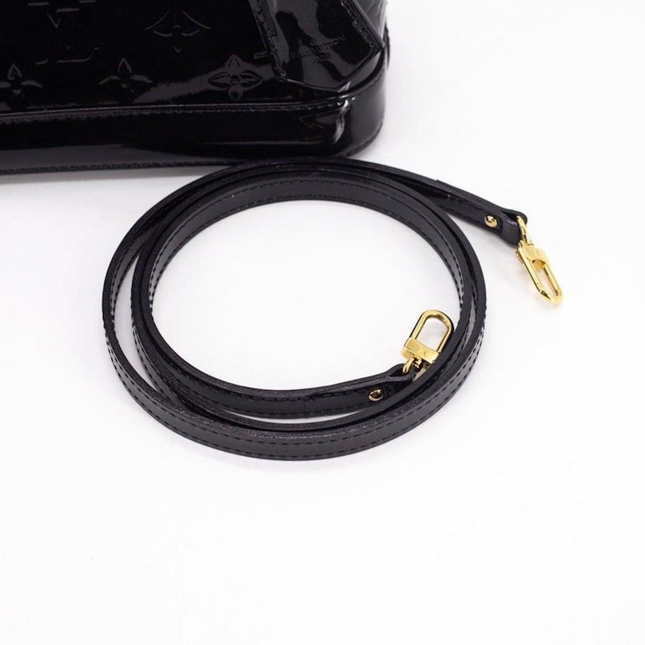 Louis Vuitton Monogram Vernis Alma BB Schwarz 2020 3