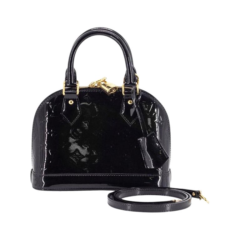 Louis Vuitton Monogram Vernis Alma BB Schwarz 2020