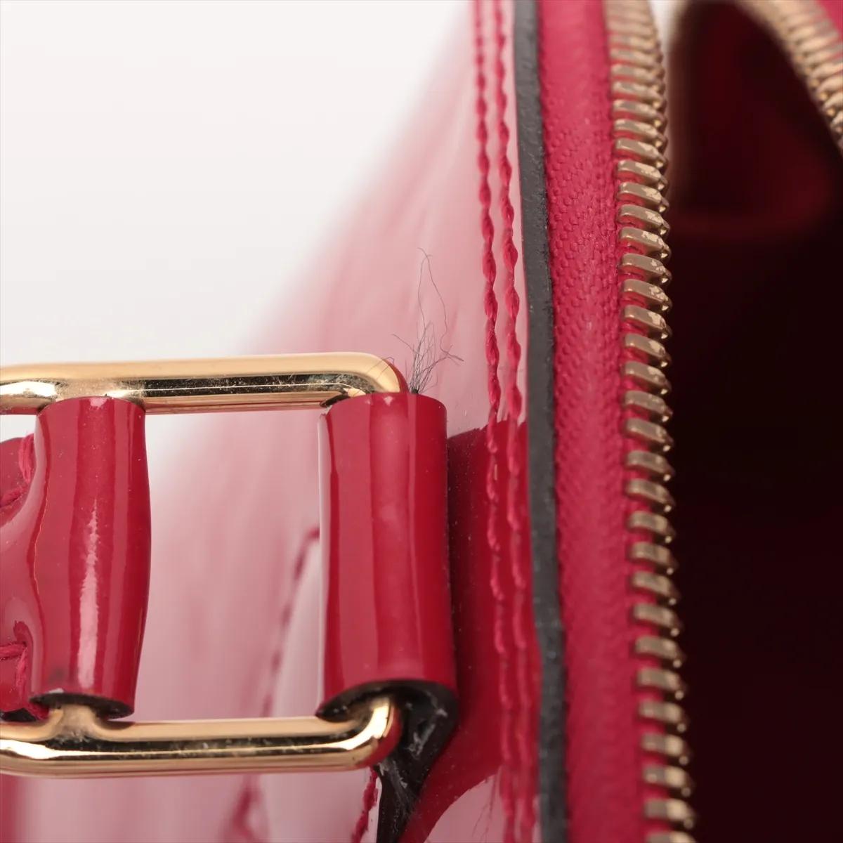 *Louis Vuitton Monogram Vernis Alma BB Rot im Angebot 8