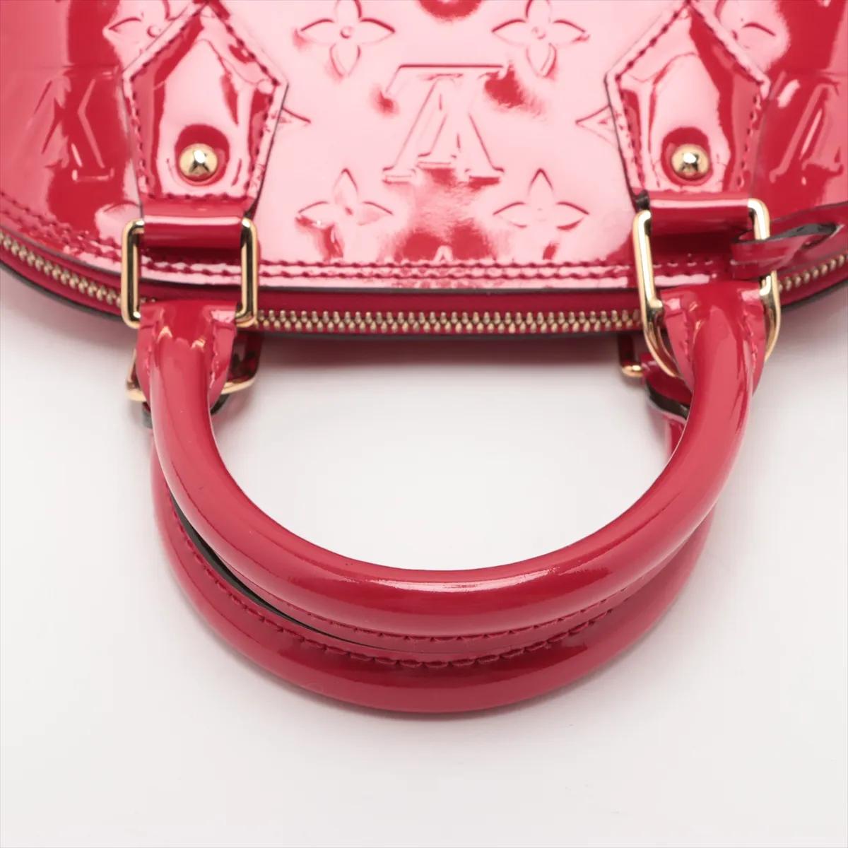 *Louis Vuitton Monogram Vernis Alma BB Rot im Angebot 2