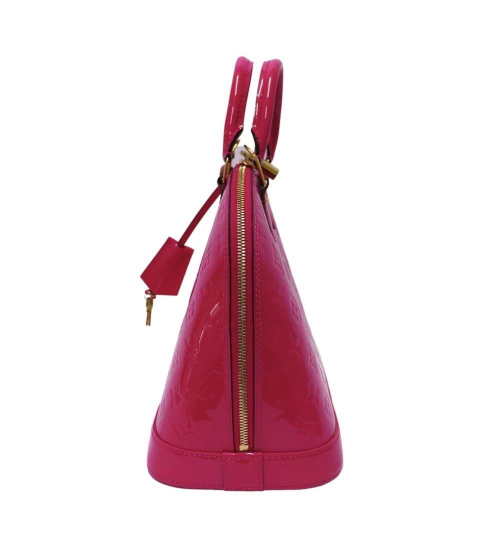 Louis Vuitton Monogram Vernis Alma PM Bag In Good Condition For Sale In Amman, JO