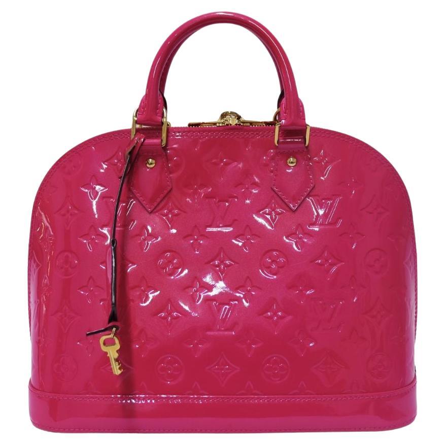 Louis Vuitton Monogram Vernis Alma PM Bag For Sale