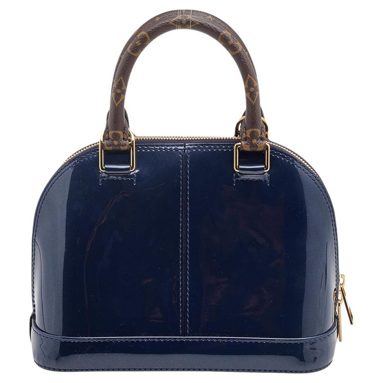 Louis Vuitton Vernis Alma BB Bag Blue