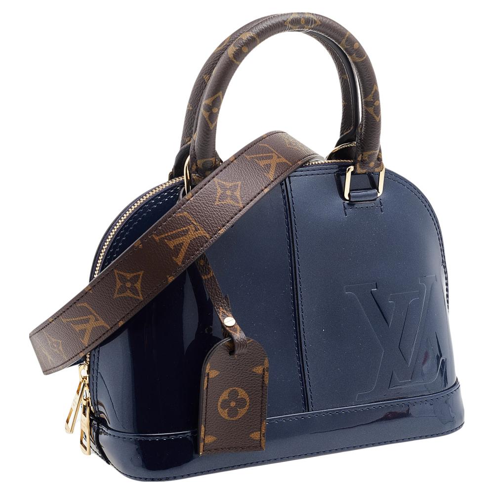 Louis Vuitton Monogram Vernis Lisse Alma BB Bag 4
