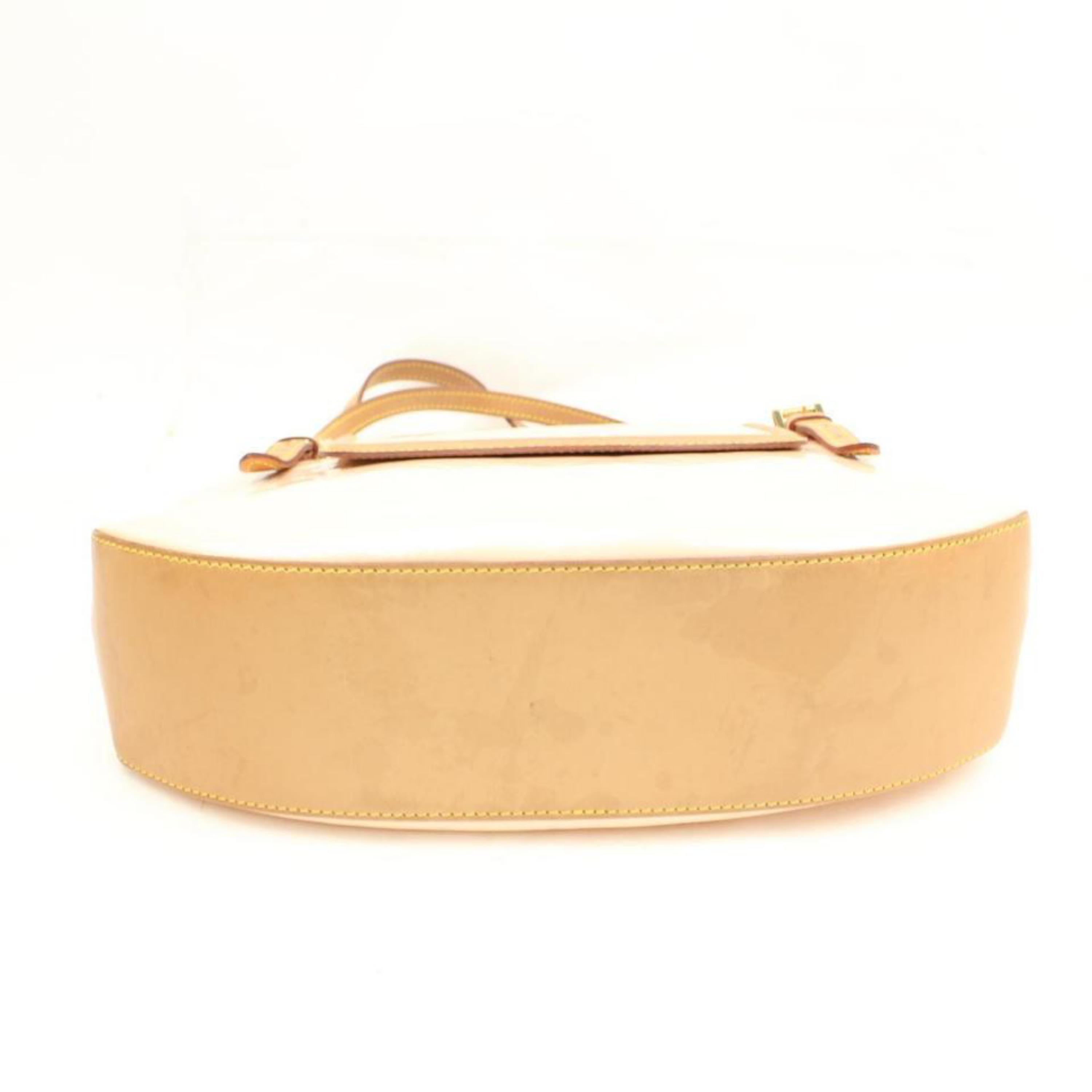 Louis Vuitton Monogram Vernis Marshmallow Biscayne Gm 2189938 Cream Patent Leath 5