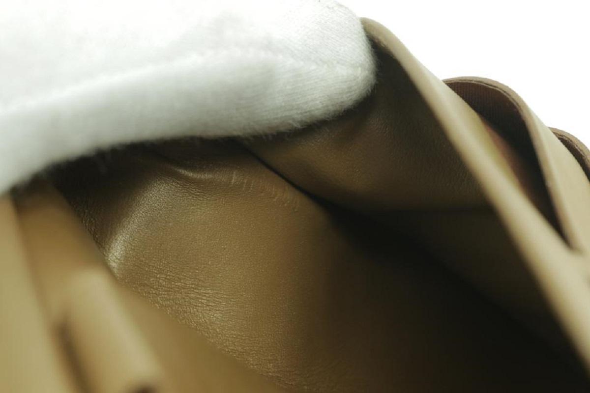 Brown Louis Vuitton Monogram Vernis Mat Gold Sarah Porte Tresor Long Wallet 3LK0110 For Sale