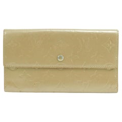 Louis Vuitton Portafoglio lungo Monogram Vernis Mat Gold Sarah Porte Tresor 3LK0110