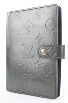 Louis Vuitton Monogram Vernis Mat Small Ring Agenda PM Diary Cover 546lvs310