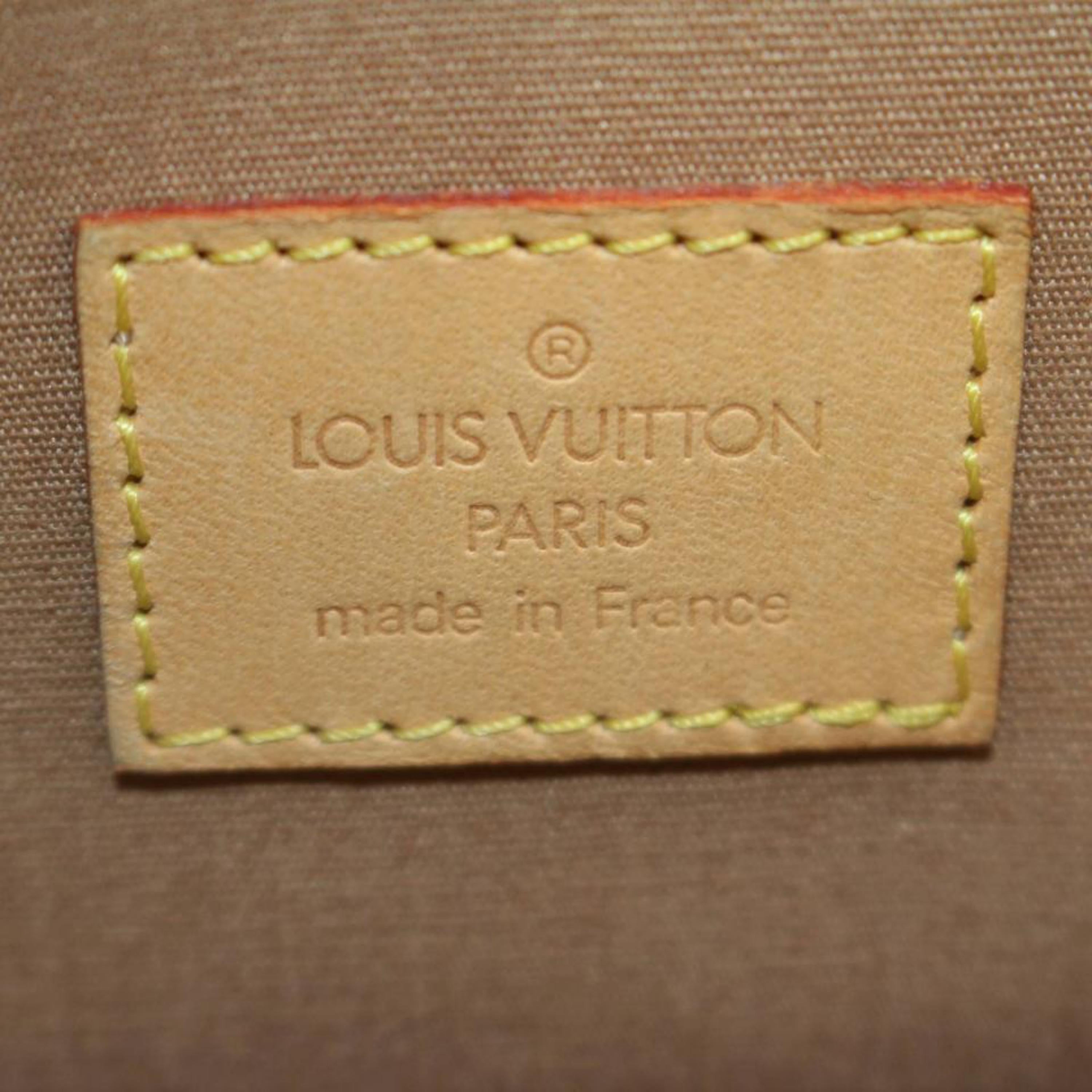 Louis Vuitton Monogram Vernis Monogram Vernis Biscayne Bay Pm 868774 Beige Paten For Sale 7