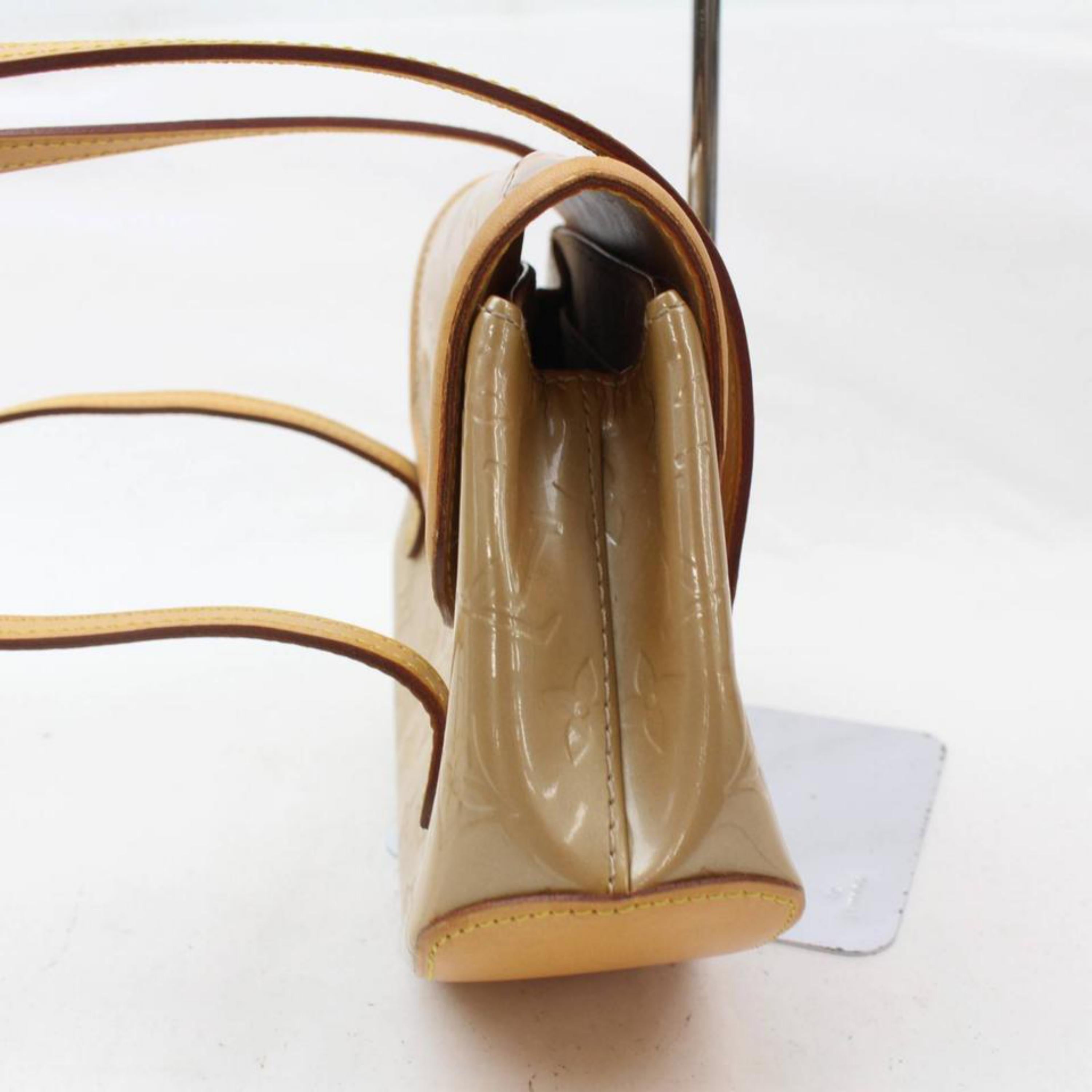 Louis Vuitton Monogram Vernis Monogram Vernis Biscayne Bay Pm 868774 Beige Paten For Sale 3