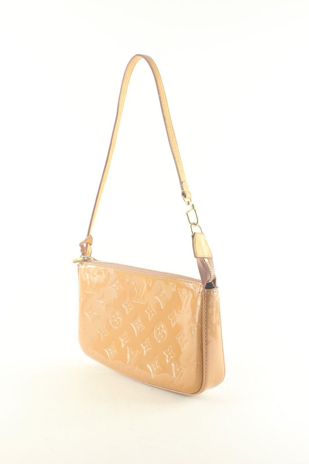 Louis Vuitton Monogram Vernis Nude Pochette Acessoires 1LK814K For Sale 6