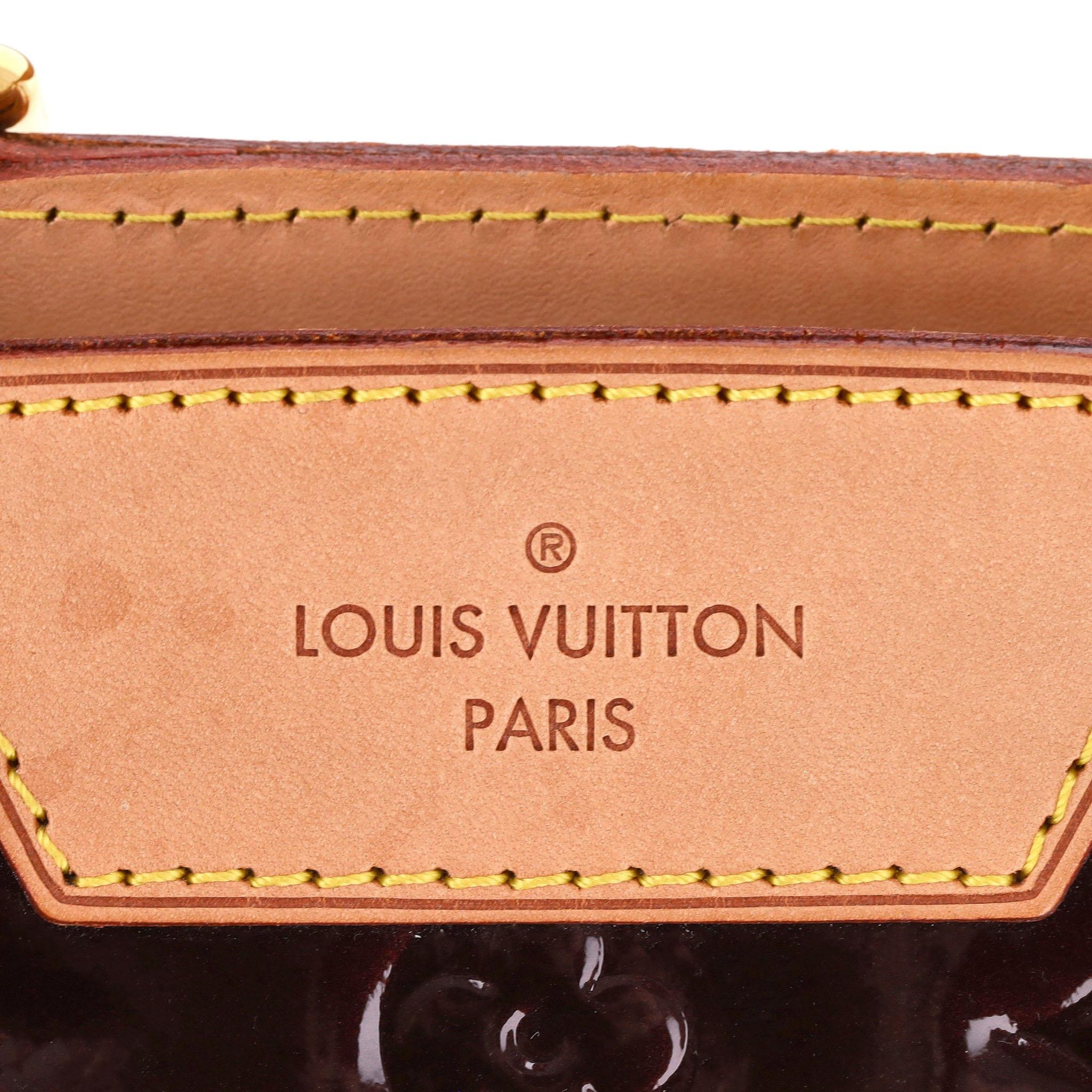 Louis Vuitton Monogram Vernis Patent Leather Brea Bag 5