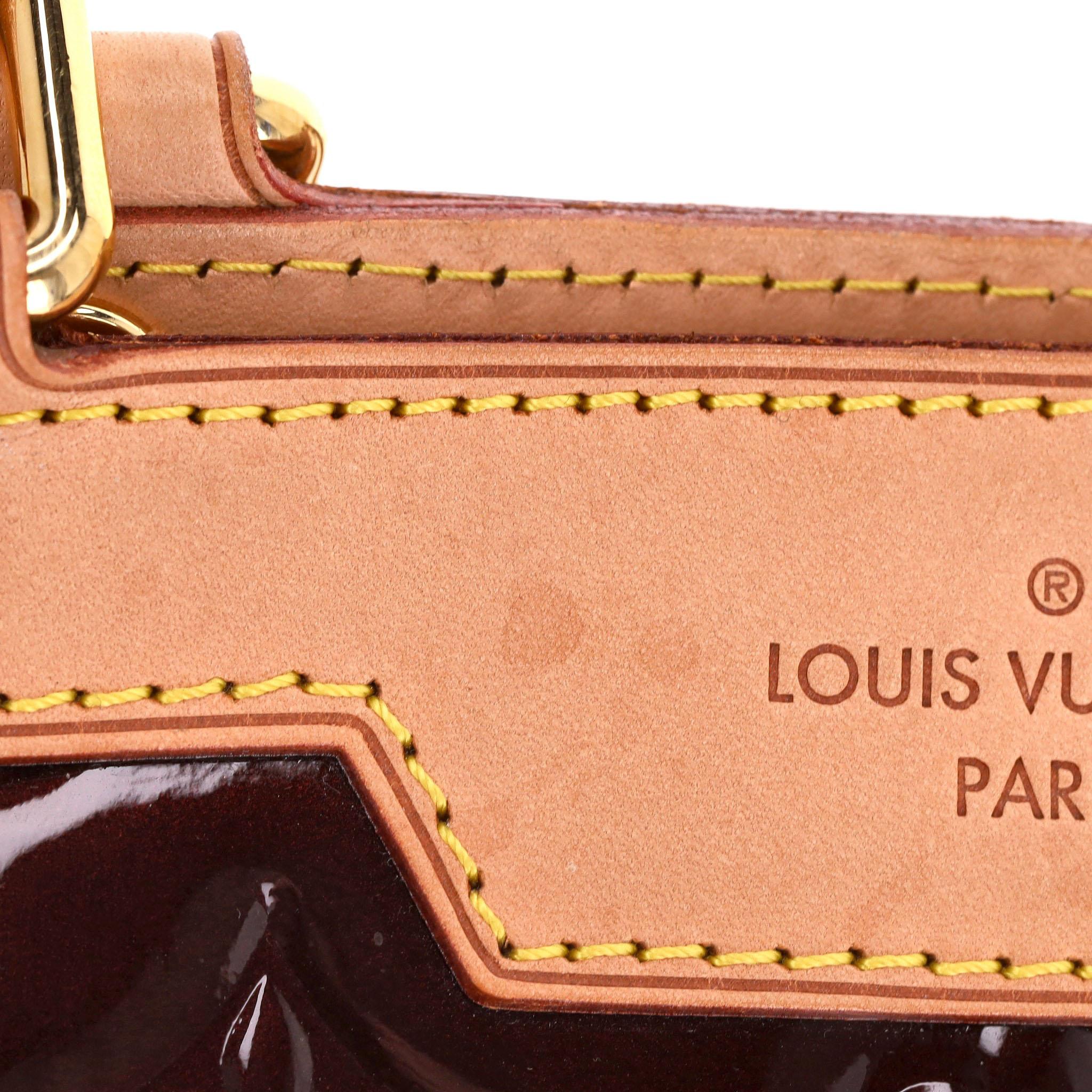 Louis Vuitton Monogram Vernis Patent Leather Brea Bag 6