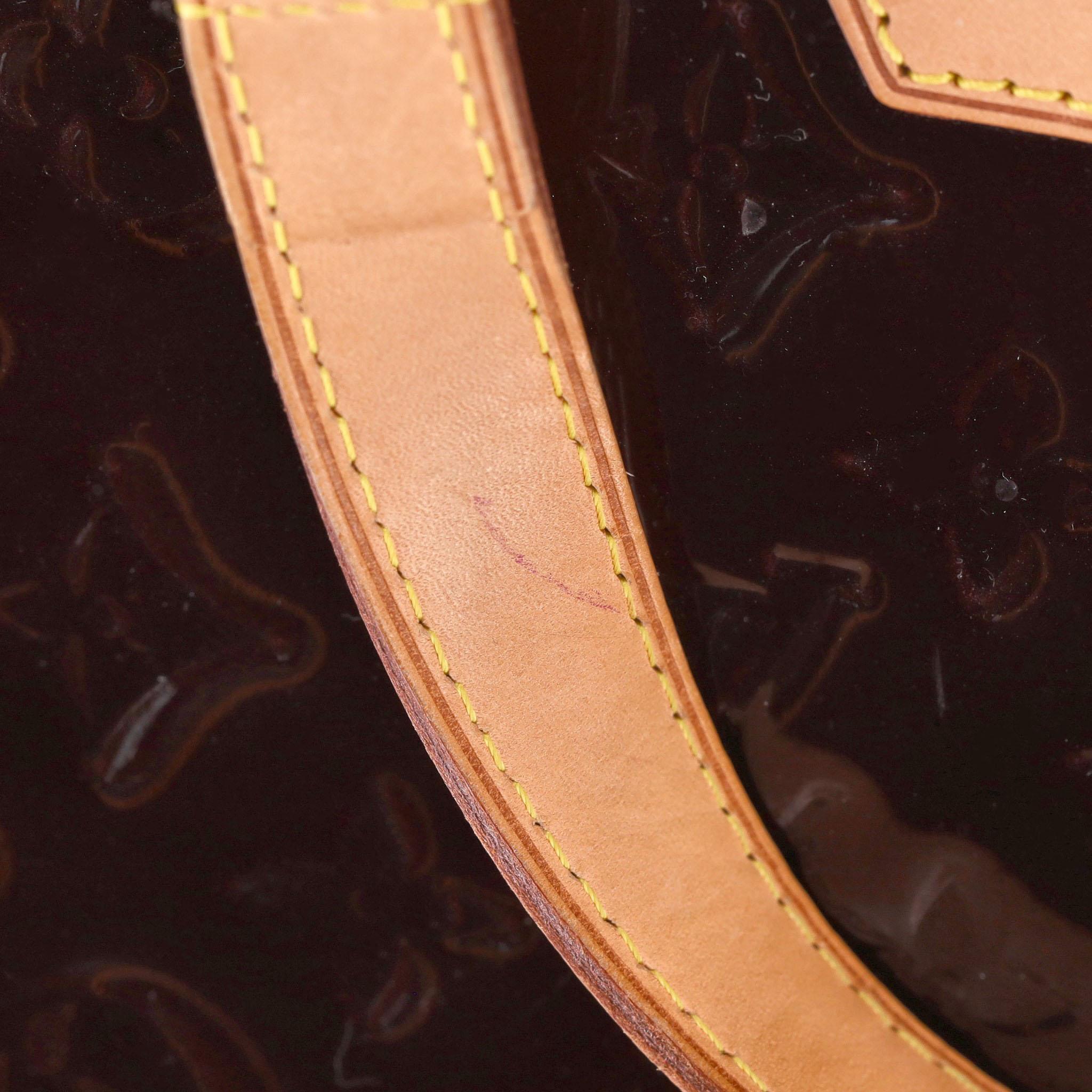 Louis Vuitton Monogram Vernis Patent Leather Brea Bag 7