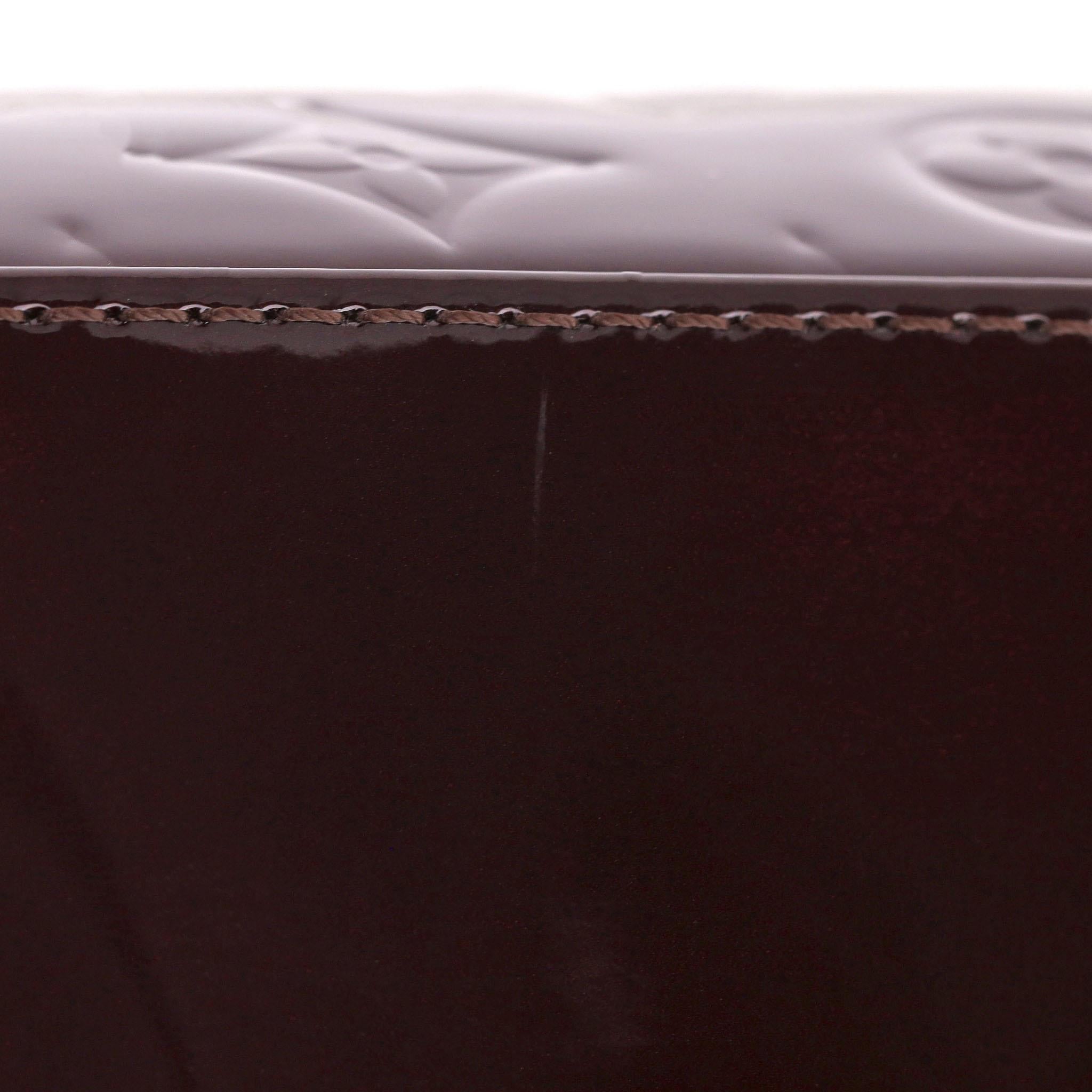 Louis Vuitton Monogram Vernis Patent Leather Brea Bag 10