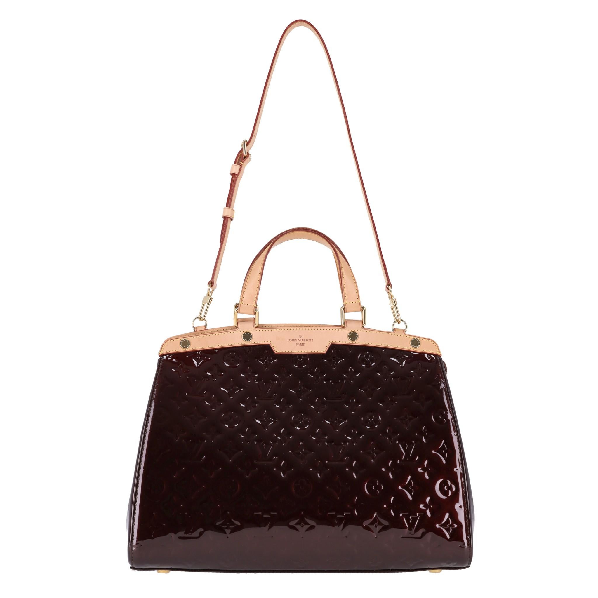 Black Louis Vuitton Monogram Vernis Patent Leather Brea Bag