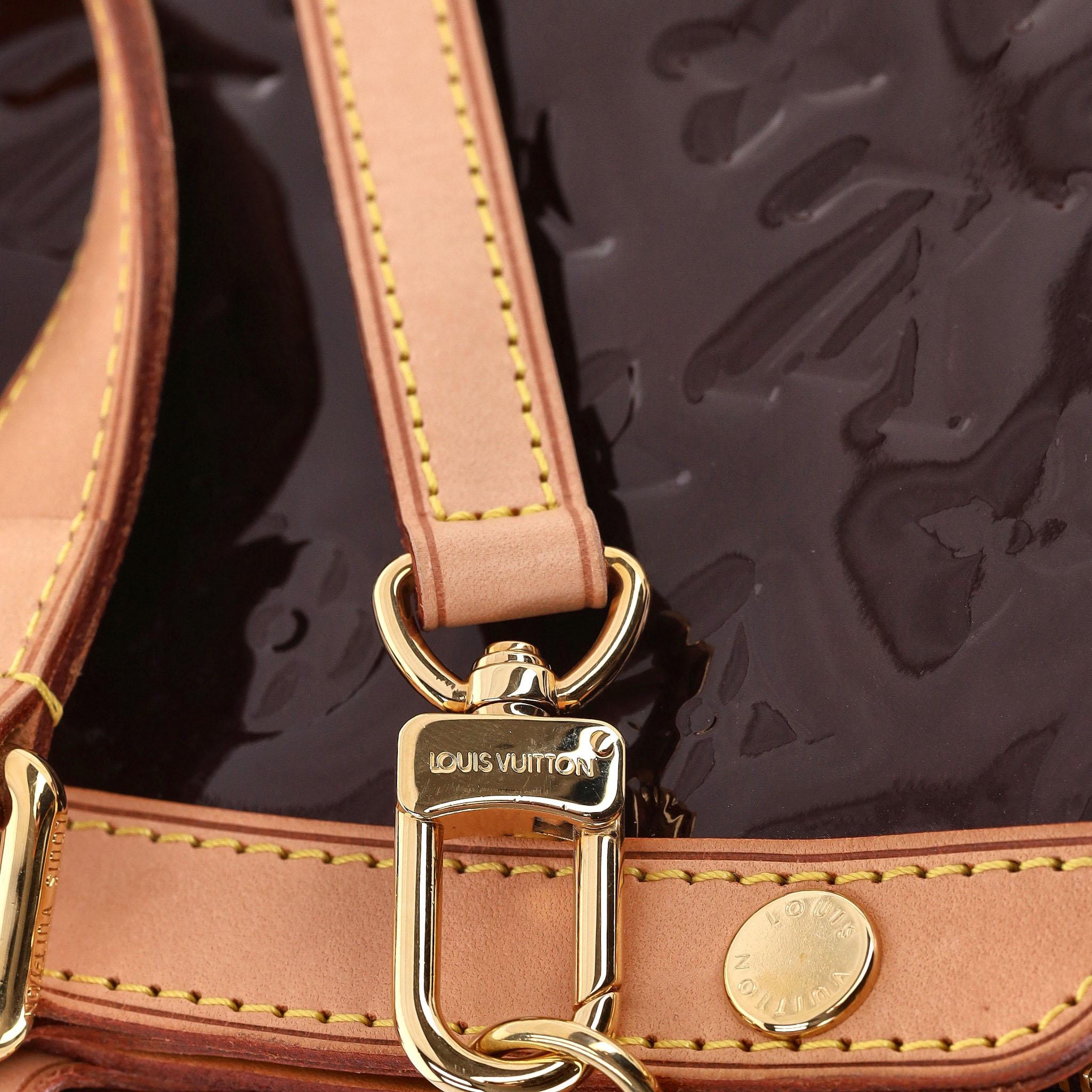 Louis Vuitton Monogram Vernis Patent Leather Brea Bag 4