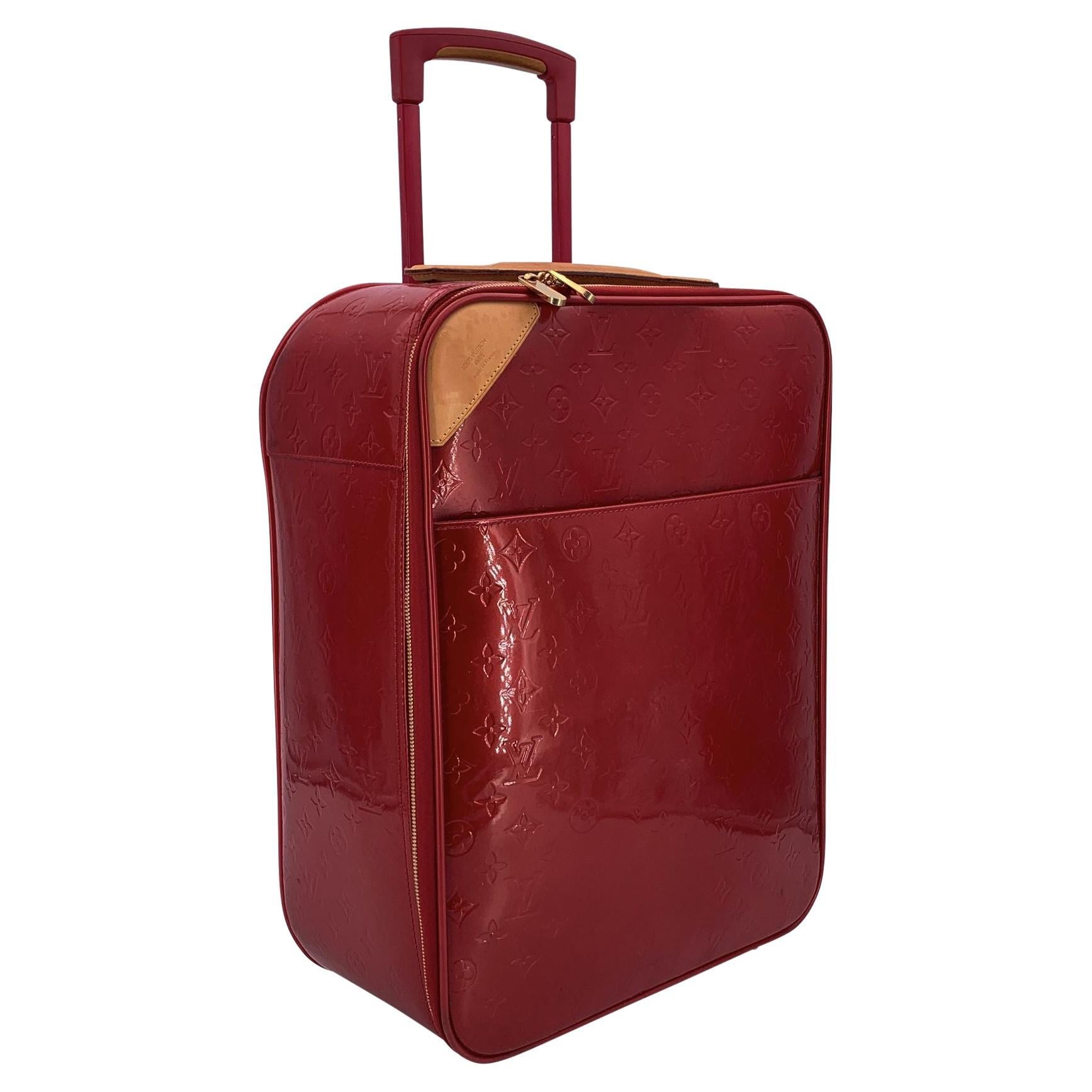 Louis Vuitton Monogram Vernis Pegase 45 Trolley Rolling Luggage