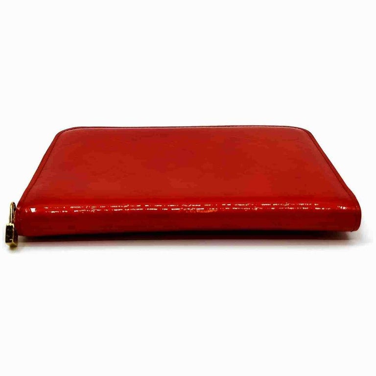 Louis Vuitton Red 39lk0109 Epi Compact Snap Wallet For Sale at 1stDibs