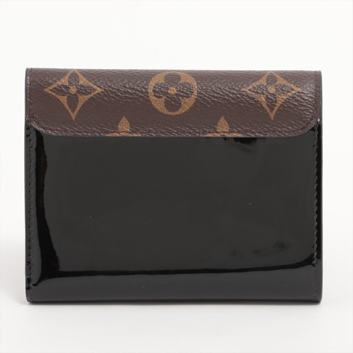 Louis Vuitton Monogram Vernis S-Lock Short Wallet Cherry Wood In Good Condition For Sale In Indianapolis, IN
