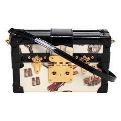 Louis Vuitton Monogram Vernis Stickers Petite Malle Bag