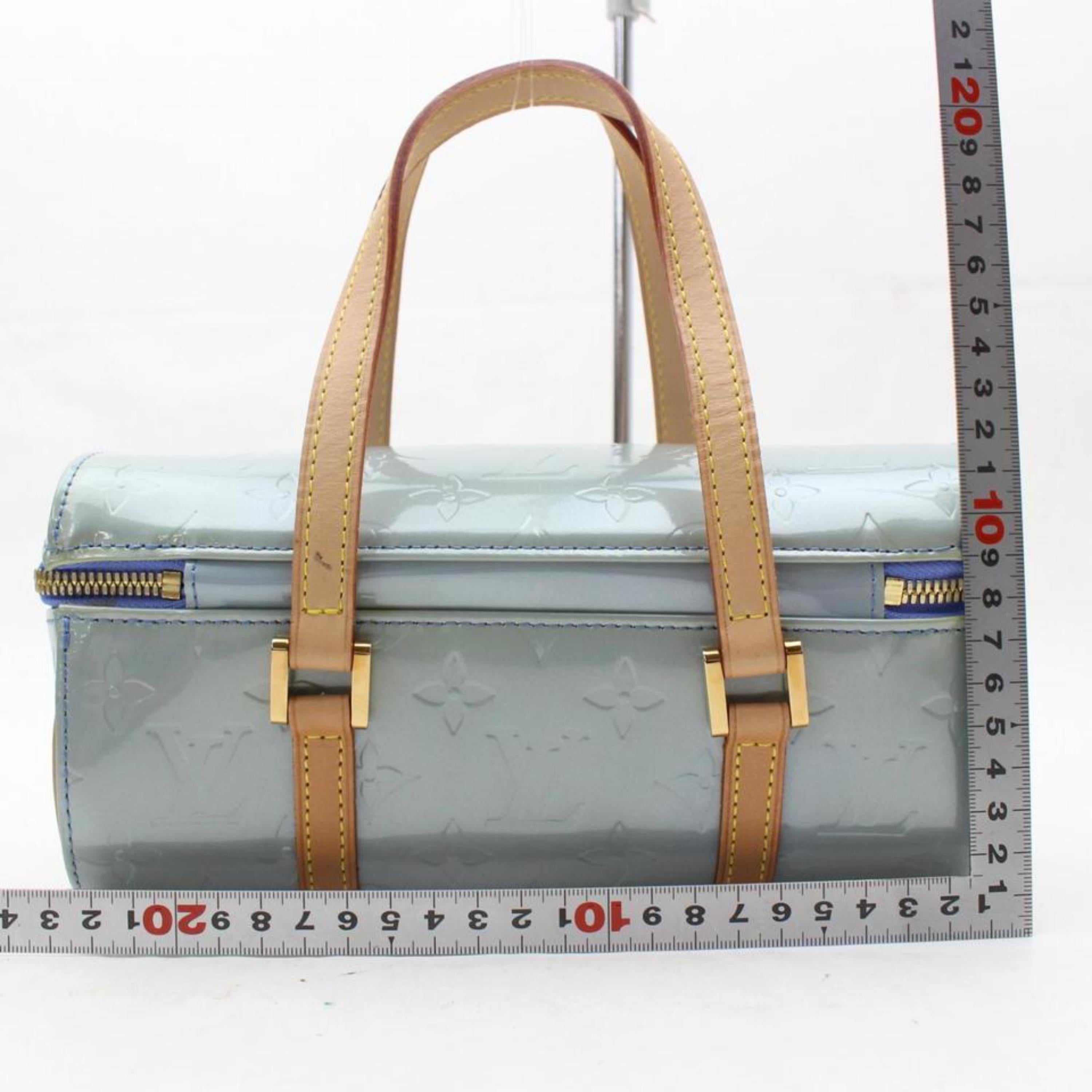 Louis Vuitton Monogram Vernis Sullivan Horizontal A867848 Blue Patent Leather  For Sale 6