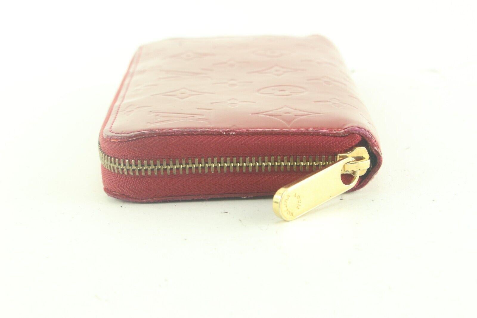 Louis Vuitton Monogram Vernis Zippy Wallet 3LK824K For Sale 3