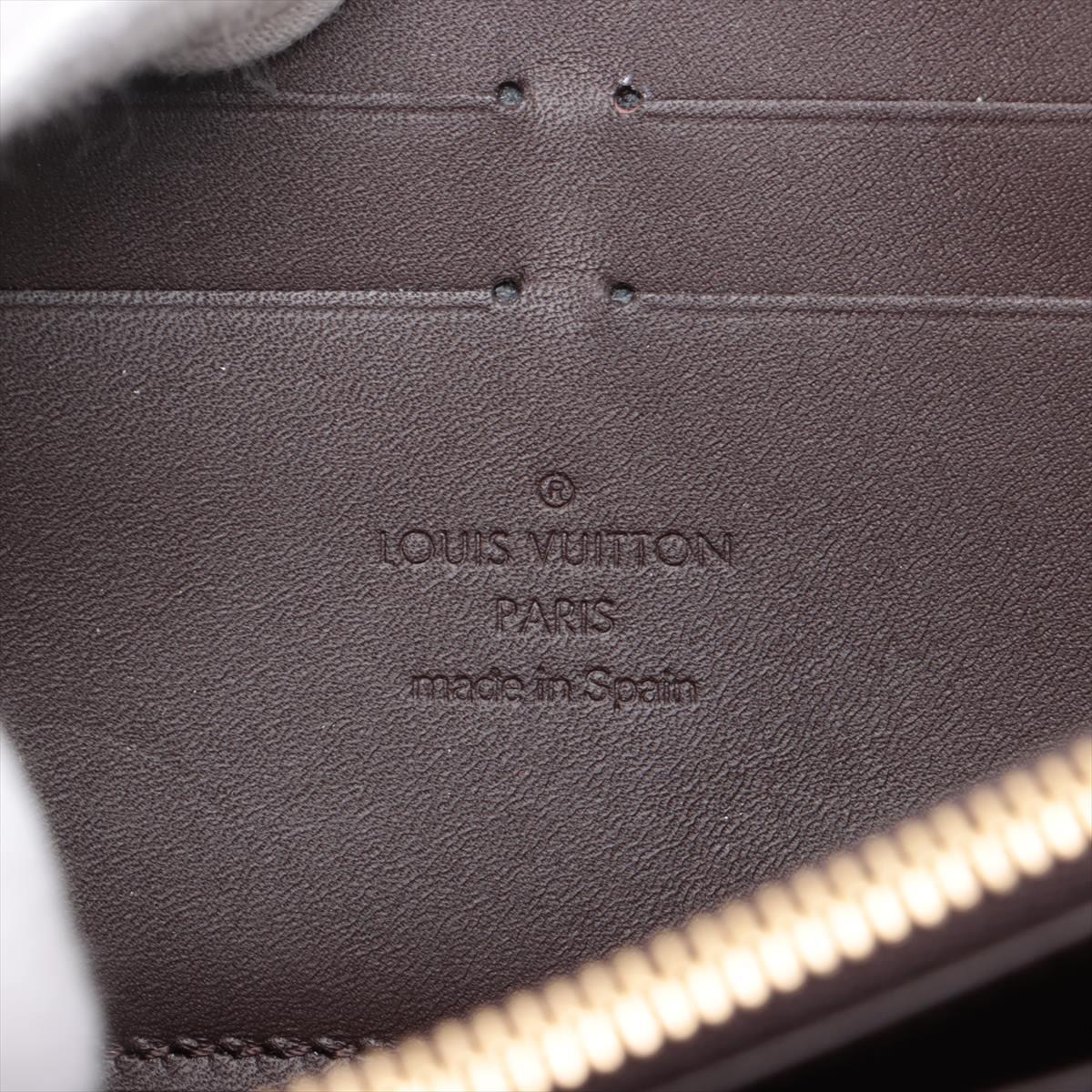 Louis Vuitton Monogram Vernis Zippy Wallet Amarante For Sale 5