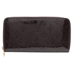 Louis Vuitton Monogram Vernis Zippy Wallet Amarante