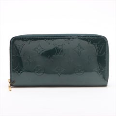 Louis Vuitton Monogram Vernis Zippy Wallet Bleu Nuit