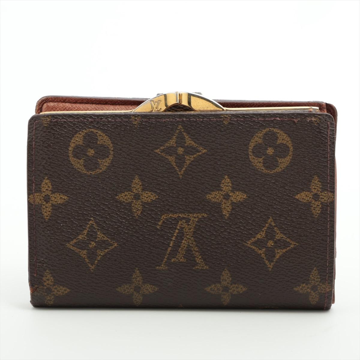 Louis Vuitton Monogram Viennois Wallet Brown In Good Condition For Sale In Indianapolis, IN