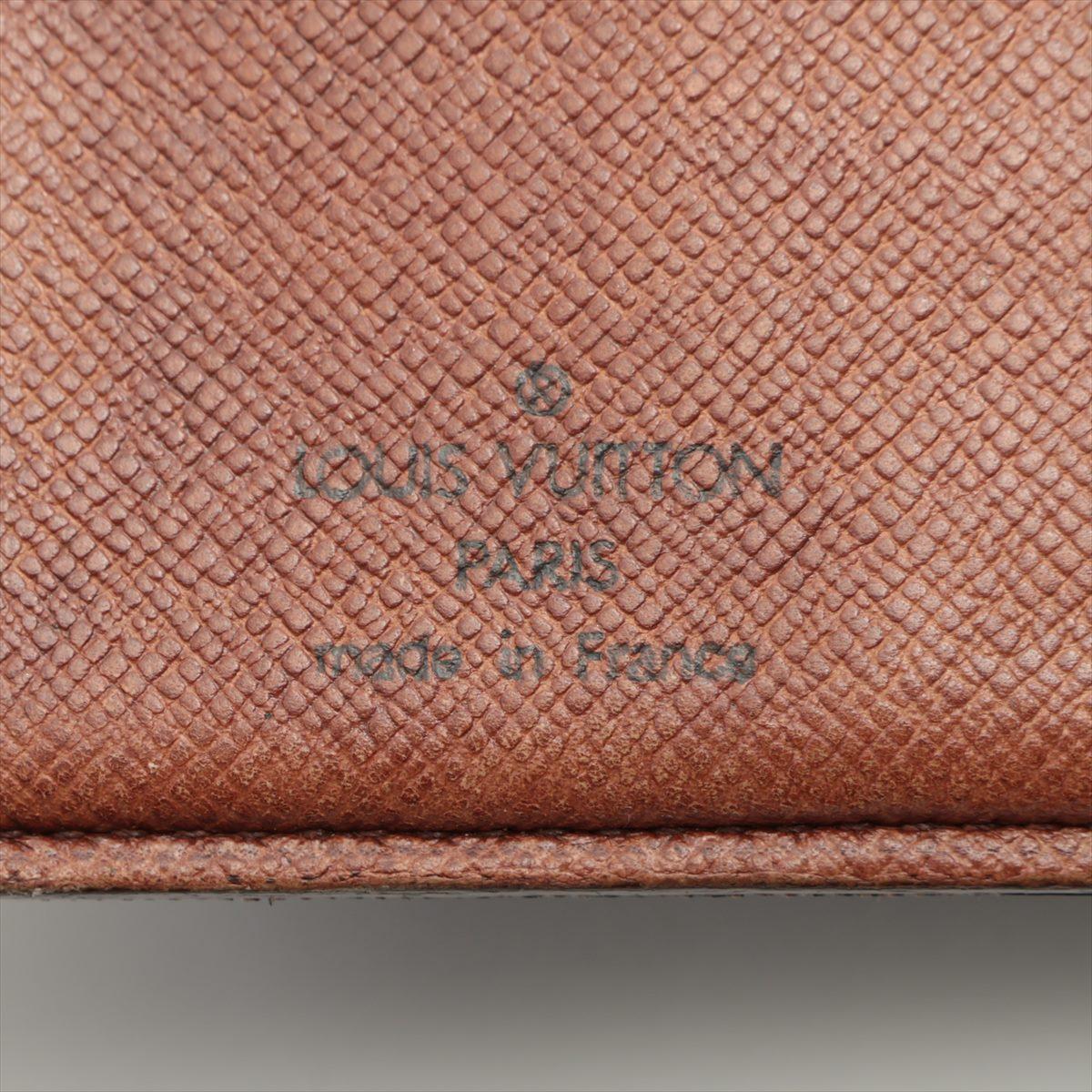 Louis Vuitton Monogram Viennois Wallet Brown For Sale 3