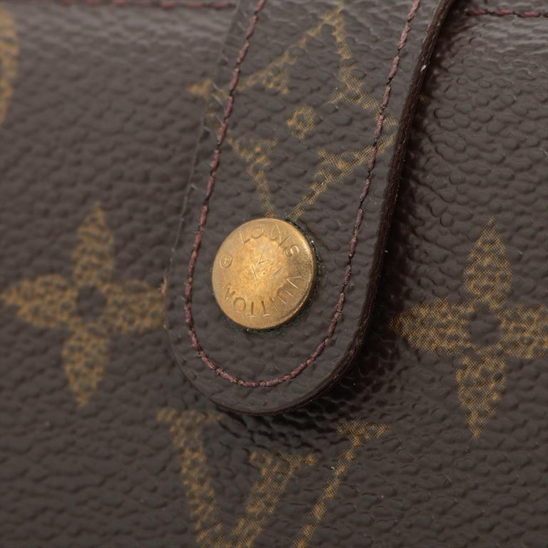 Portafoglio Louis Vuitton Monogram Marrone in vendita su 1stDibs