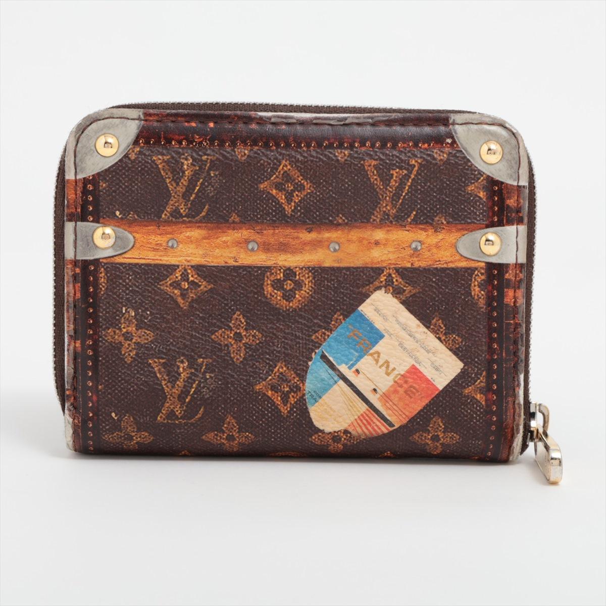 Brown Louis Vuitton   Monogram Vintage France Zippy Coin Purse