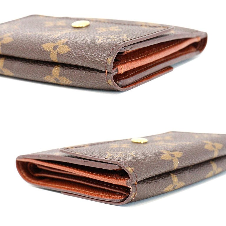 Louis Vuitton Monogram Vintage Snap Front Wallet For Sale at 1stdibs