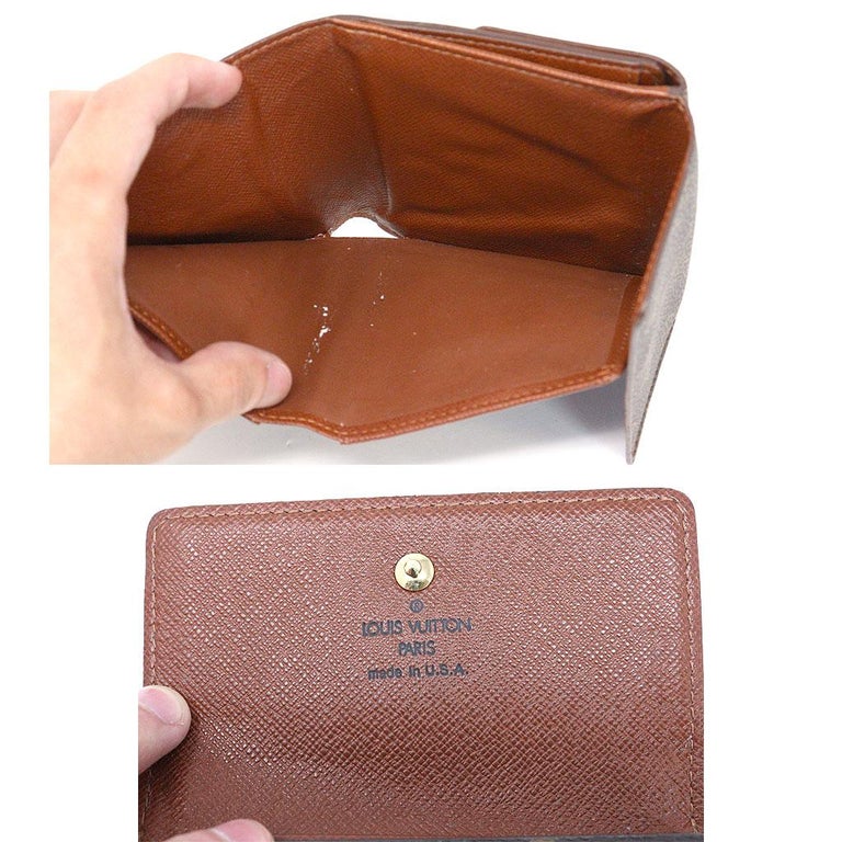 Louis Vuitton Snap Front Monogram Wallet