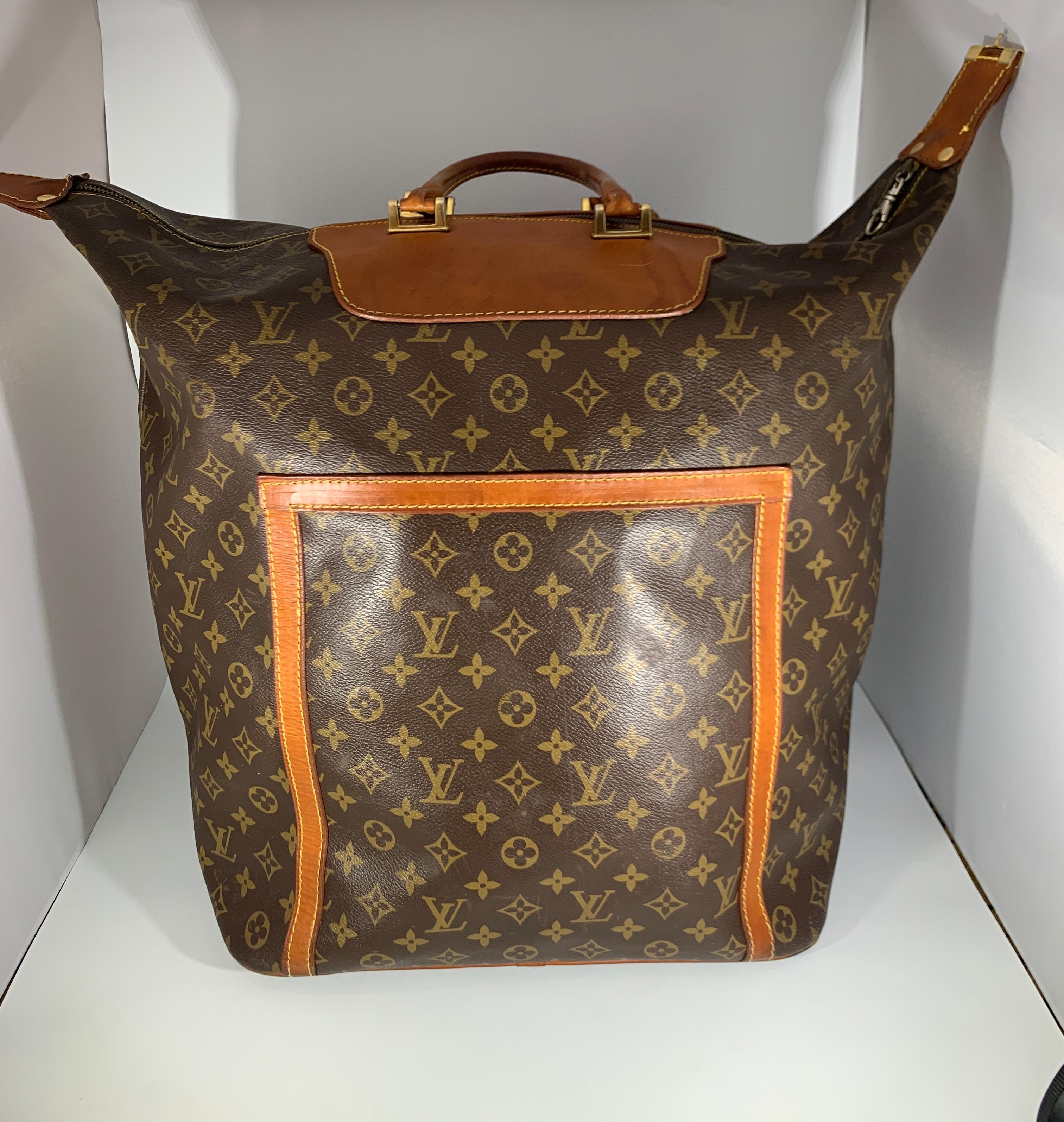 Louis Vuitton  Monogram Vintage  Steamer  Monogram Canvas Weekend  Luggage Bag 6