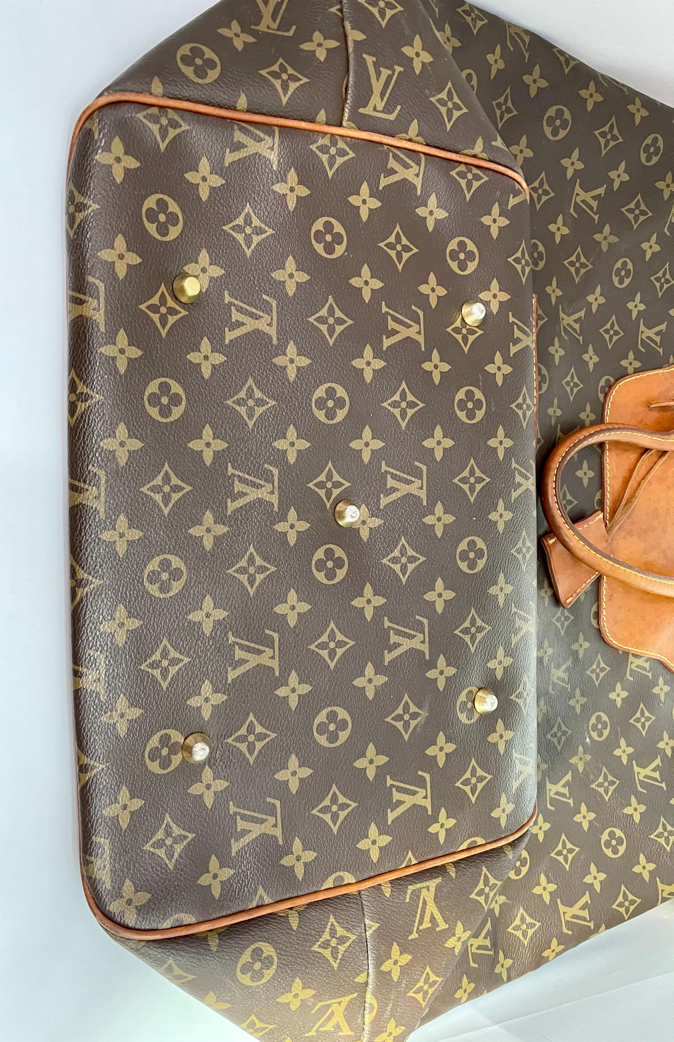 Louis Vuitton  Monogram Vintage  Steamer  Monogram Canvas Weekend  Luggage Bag 12