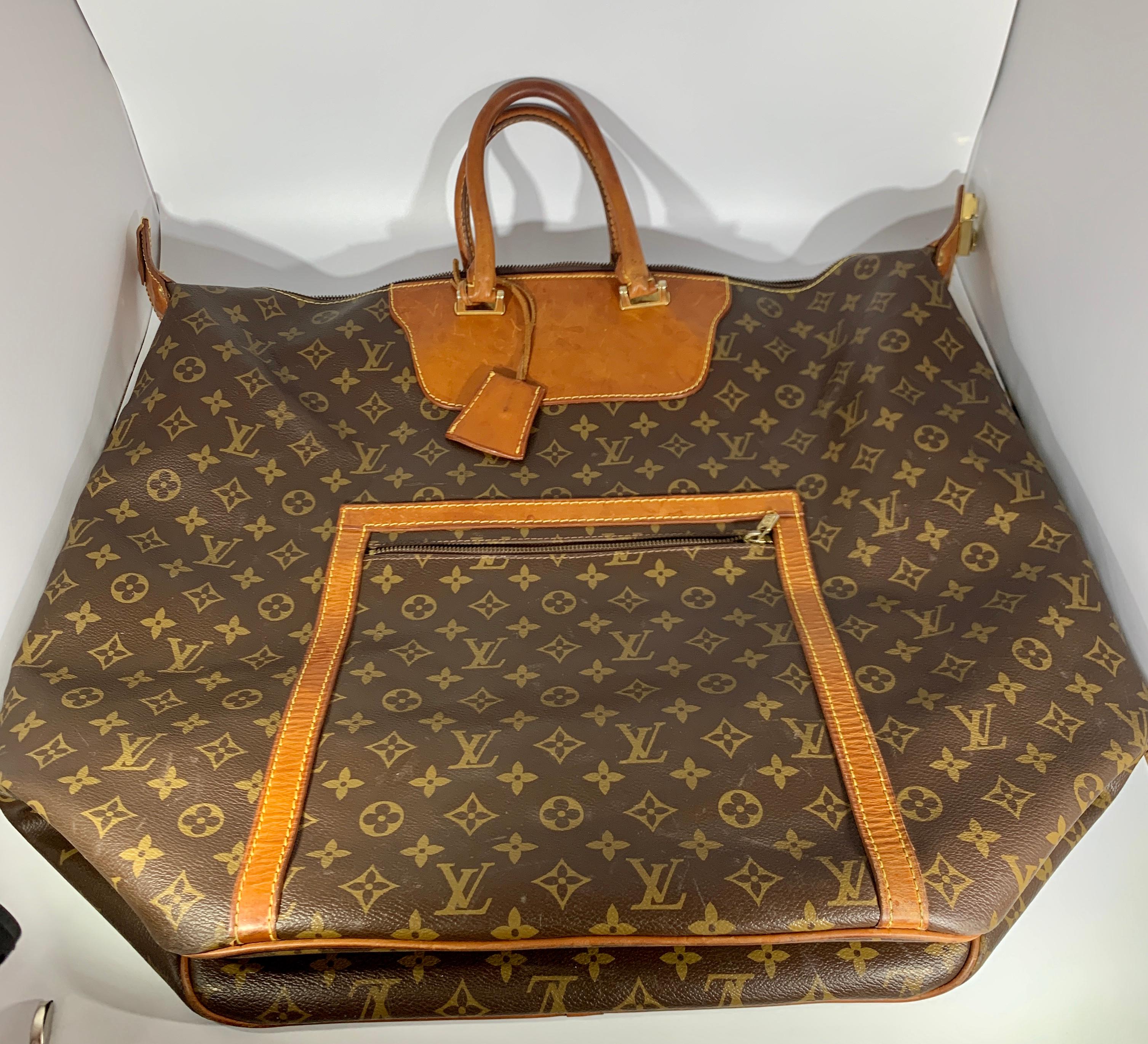 Louis Vuitton  Monogram Vintage  Steamer  Monogram Canvas Weekend  Luggage Bag In Good Condition In New York, NY