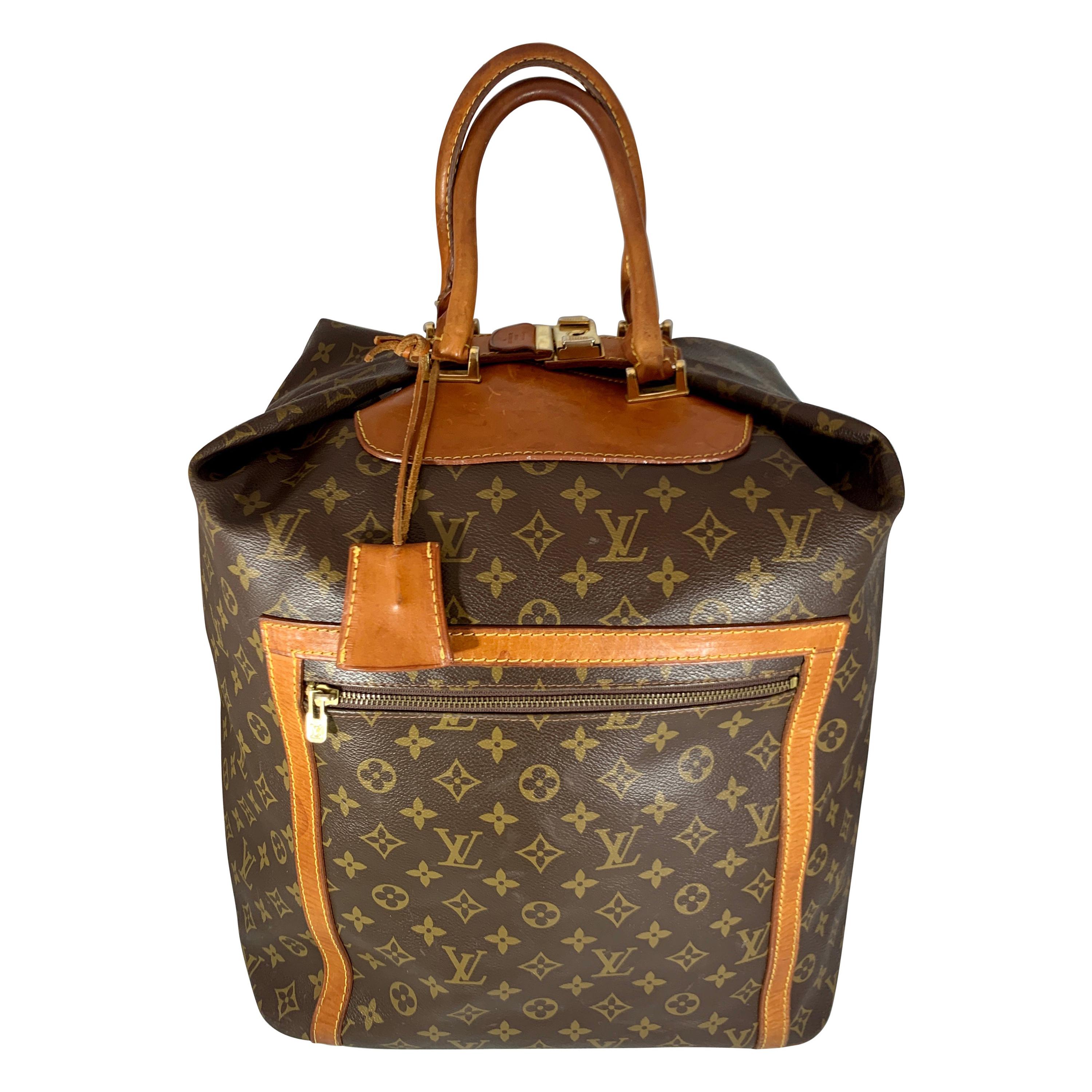 Louis Vuitton  Monogram Vintage  Steamer  Monogram Canvas Weekend  Luggage Bag