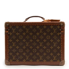 Louis Vuitton Monogram Vintage Trunk Vanity Case Pharmacy Box