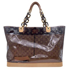 Louis Vuitton Vinyl Ambre Cabas GM Tasche mit Monogramm Limitierte Auflage