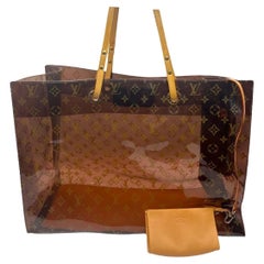 Louis Vuitton Monogram Vinyl Cabas Sac Ambre MM (SHG-KA6Dir) – LuxeDH