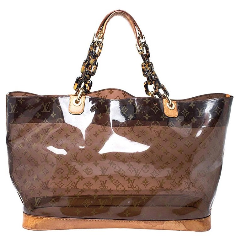 Louis Vuitton Monogram Vinyl Limited Edition Ambre Cruise Bag For Sale